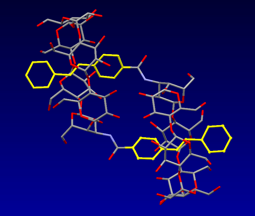 3-Stilbeneamide-α-CDの超分子構造
