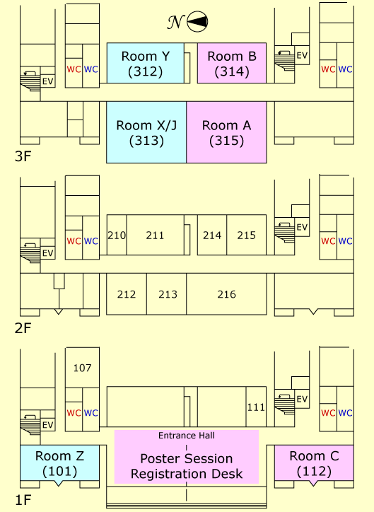 Room Locations in the Engineering
Physics Bldg.