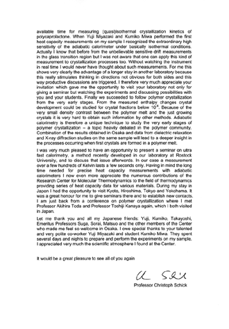 Page 2 of the Letter from Prof. Schick
